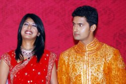 Aishwarya Sakhuja and Ravi Dubey at the Launch Party of Saas Bina Sasural held at J.W.Marriott Juhu Santacruz on 14.Oct.2010