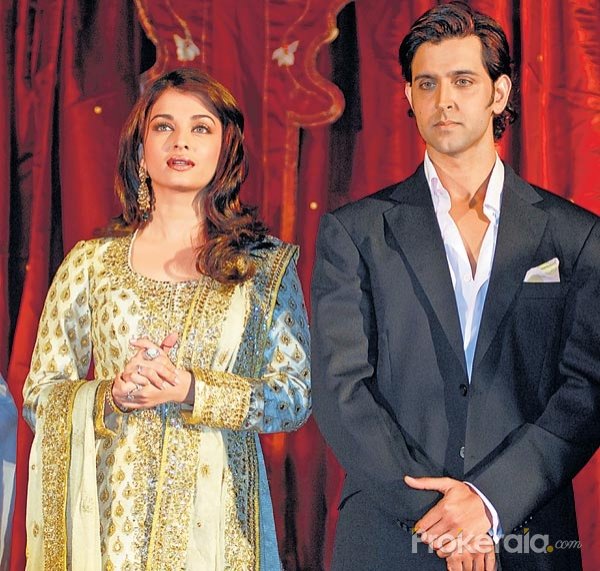 Aishwarya Rai and Hrithik Roshan