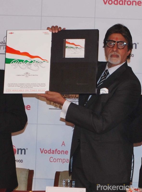 Amitabh Bachchan at Phir Mile Sur Album Launch held at Taj Lands End on 25th Jan 2010