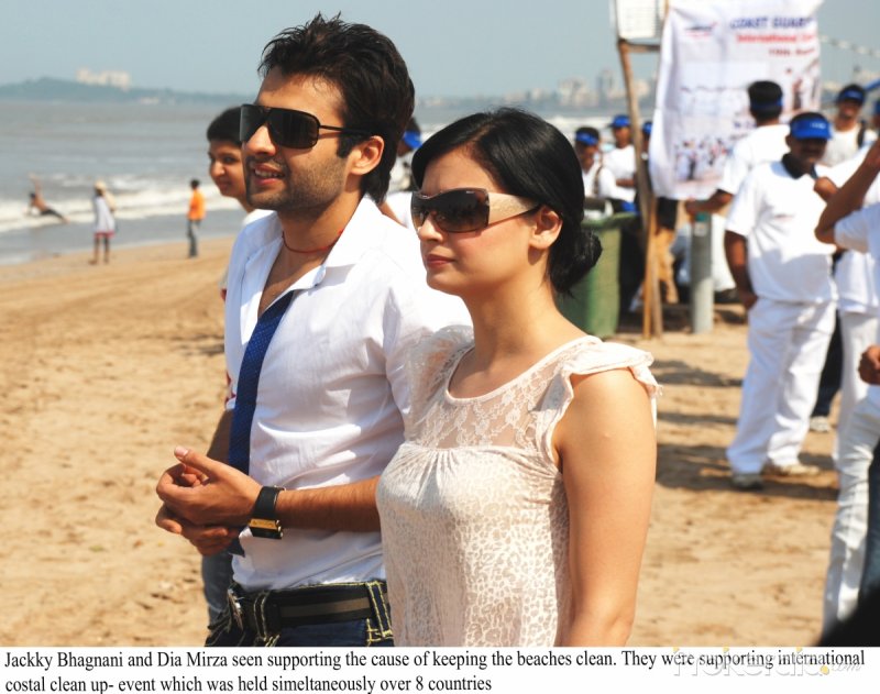 Jackky Bhagnani and Dia Mirza