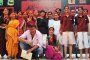 Jackie Shroff as a Chief Guest at MaharashtraChi Parampara-The Street play at Kala Ghoda, Mumbai on 8th Feb, 2010