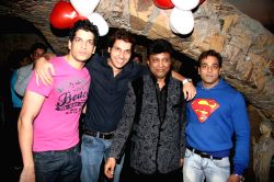 Aashish Chaudhry at Manik Soni's birthday bash at Kino's Cottage.