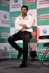 John Abraham at Castrol-ICC World Cup Event at Mumbai.