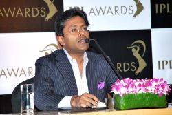 Lalit Modi announces IPL Awards at Grand Hyatt.
