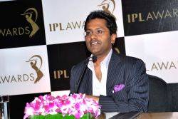 Lalit Modi announces IPL Awards at Grand Hyatt.