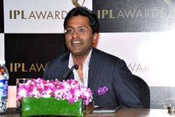 Lalit Modi announces IPL Awards at Grand Hyatt.
