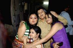 Rashmi Desai and Saloni on the Sets of Comedy Circus at Andheri East.