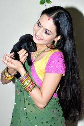 STAR PLUS TV show 'Humari Devrani' all star cast celebrating Bhakti’s birthday at Jogeshwari, in Mumbai.