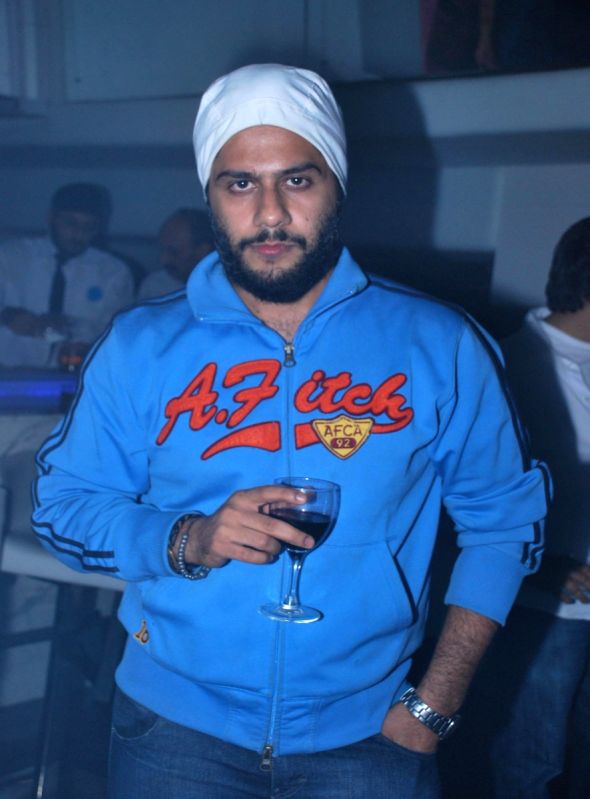 A guest at the Hi Lounge reopening in Mumbai.