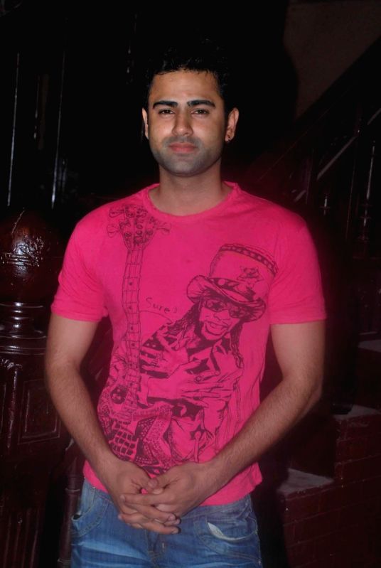 A guest at the sucess bash of TV serial "Maa Pitaah Ke Charno Mein Swarg" on Colors Chanel.