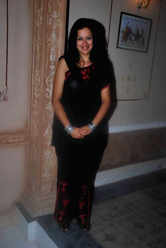 A guest at the sucess bash of TV serial "Maa Pitaah Ke Charno Mein Swarg" on Colors Chanel.