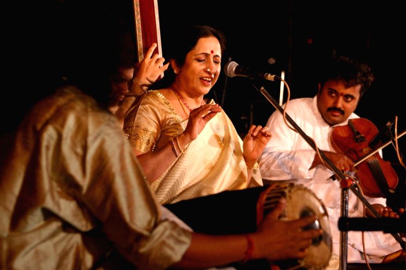 A Sacred Musical Journey Through India "Carnatic Vocal Recital by Aruna Sairam during the international festival of sacred arts at Indira Gandhi National Centre for Art, in New Delhi on Saturday 6 March 2010.