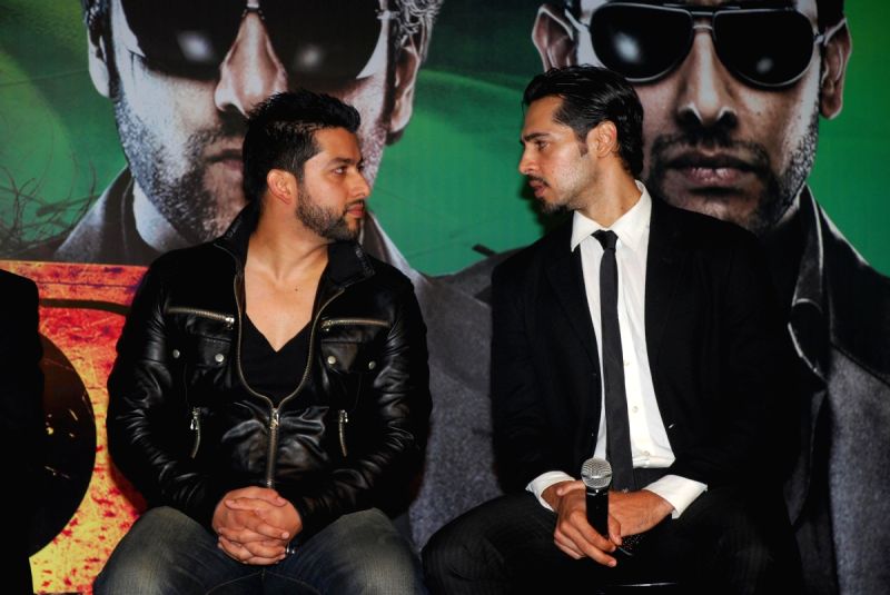 Aaftab Shivdasani and Dino Morea at Acid Factory film preview.