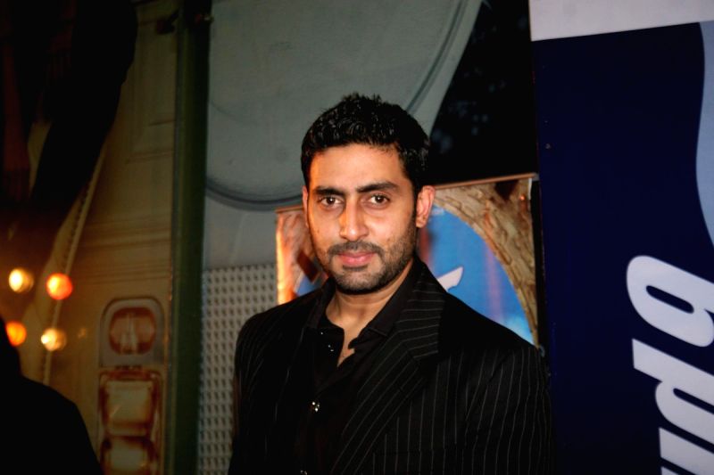 Abhishek Bachchan at the launch of Marathi film "Vihir" at PVR.