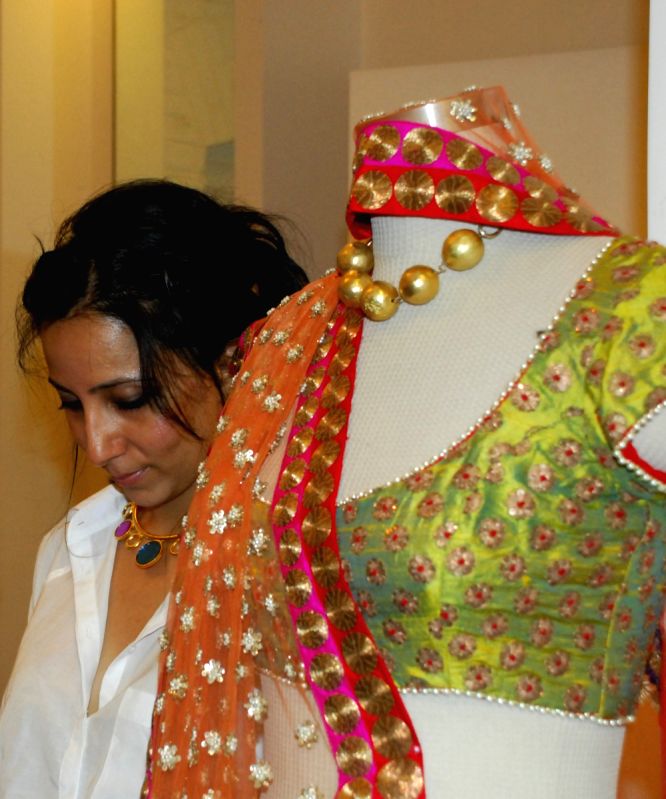 Ace fashion Designer Anamika Khanna in Kolkata on Monday 13 July 09, as a part of Ekta