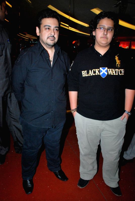 Adnan Sami at Tulsi Kumar's 'Love Ho Jaye' album launch at Cinemax, in Mumbai.