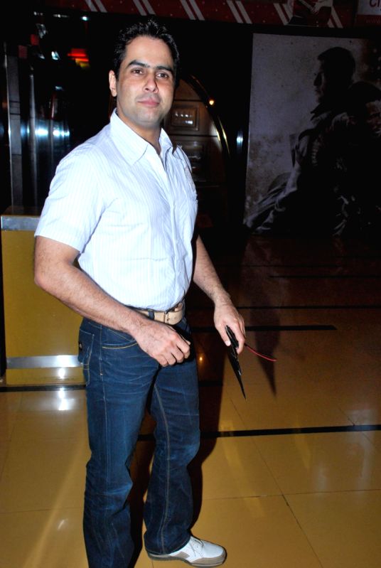 Aman Verma at the premiere of movie "Terminator Salvation" at Cinemax, in Mumbai.