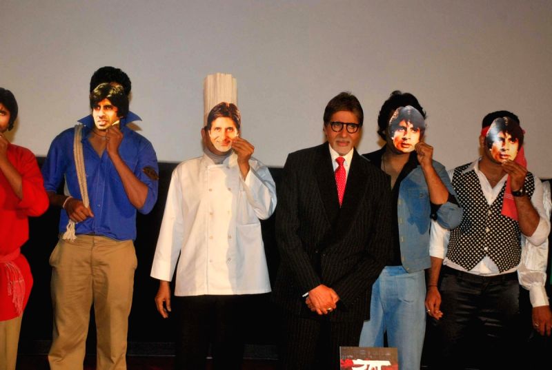 Amitabh Bachchan at Rann's first look at PVR.