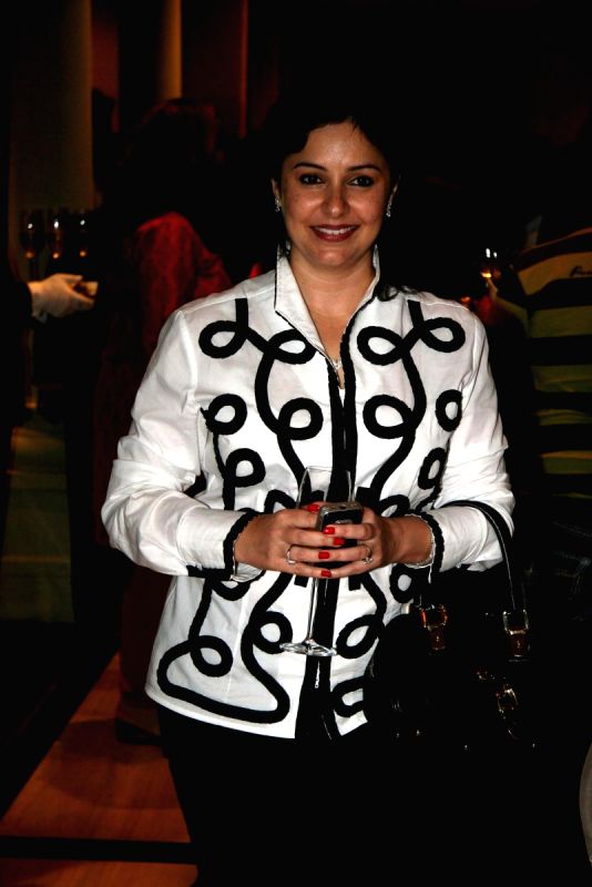 Anjali Tendulkar at Taj Land's End bash at Bandra.