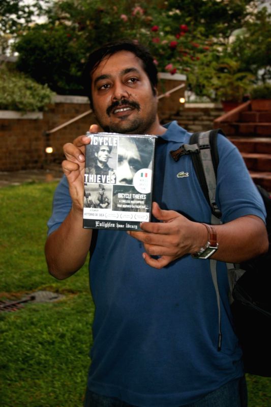 Anurag Kashyap at Taj Englitment club event to launch Bicycle thieves dvd at NCPA, in Mumbai.