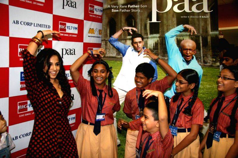 Bollywood Actress Vidya Balan at Big FM.