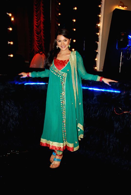 Celeb on the sets of Aahat serial at Goregaon.