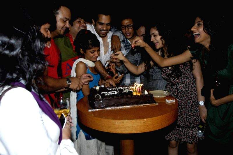 Celebrities at ZEE TV Success bash for Agle Janam Mohe Bitiya Hi Kijo at Marimba lounge.