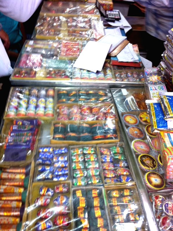 Cracker markets in Delhi witnessing brisk business.