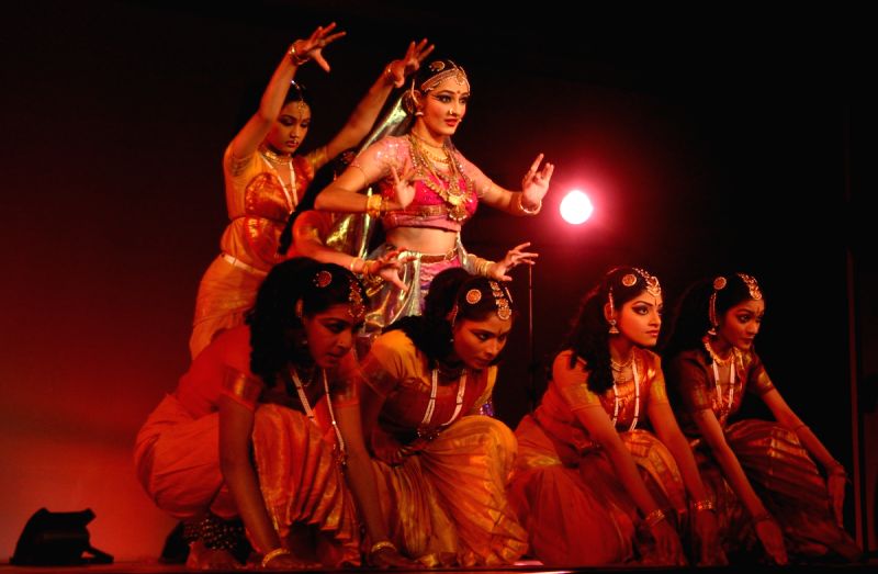 Dance Drama ''MAYA RAVAN'' for the Delegates '' 8th Pravasi Bharatiya Divas'' in New Delhi on Saturday.