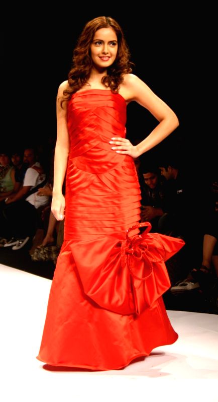 Designer Amit Gt's show at the Wills Lifestyle India Fashion Week in New Delhi on Tuesday 27 Oct. 2009.