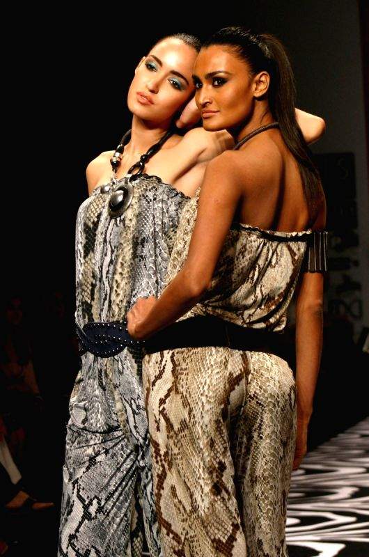 Designer Ritu Beri collection in Wills Lifestyle India Fashion Week in New Delhi on Saturday 24 Oct 2008.