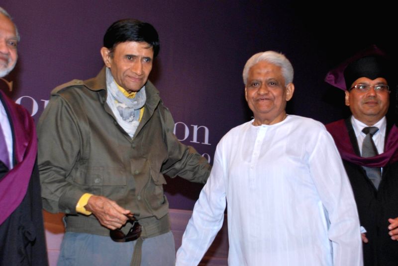 Dev Anand, Pyarelal and Subhash Ghai honoured by "Whistling Woods".