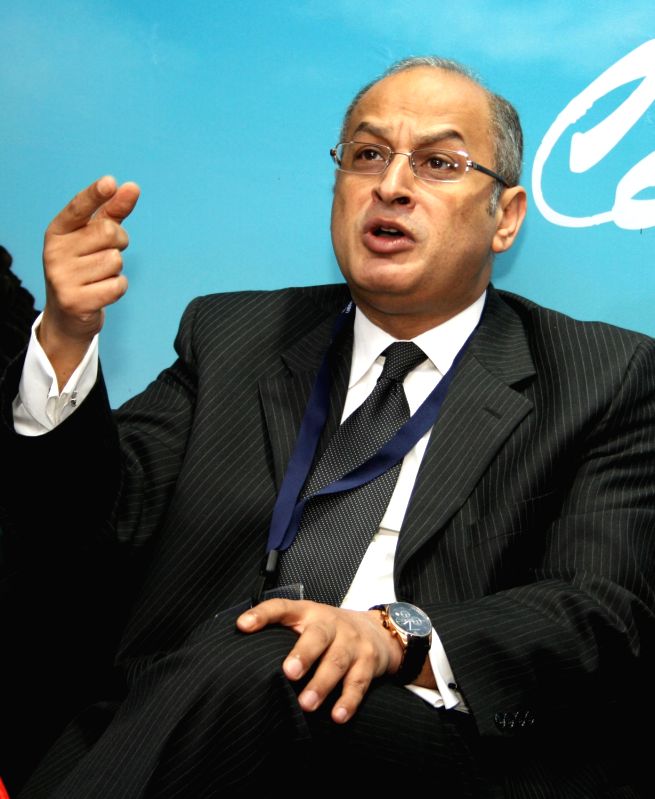 Egypt Ambassador Khaled El Bakly during a Press meet at the inauguration of "SATTA 2012", in New Delhi on Friday. (IANS Photo by Amlan Paliwal)