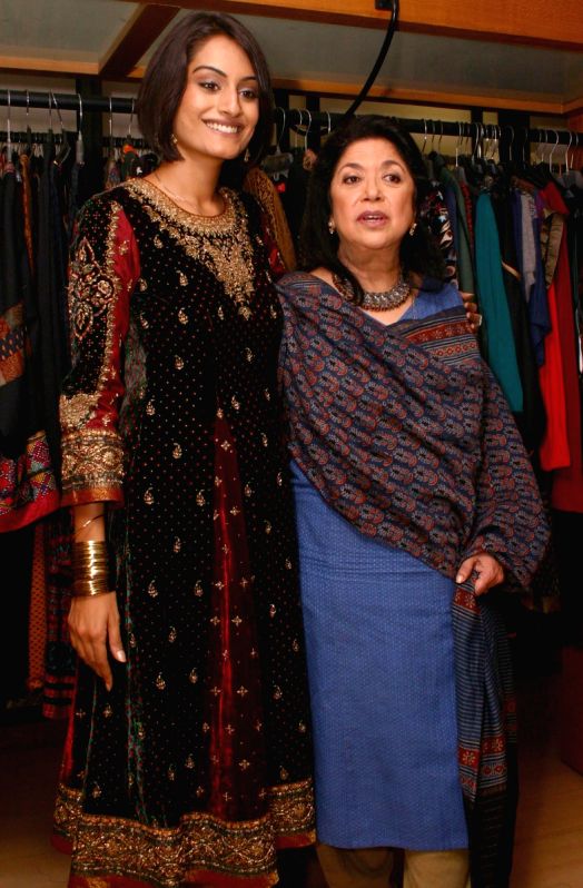 Ekta Choudhary, Pantaloons Femina Miss India Universe 2009, attended a fitting session with ACE Fashion Designer Ritu Kumar (Right) as a part of her preparation for Miss Universe pageant to be held in Bahamas in August 2009. The fitting session will take place at Ritu Kumar’s design studio in Gurgaon on 30 June 2009.