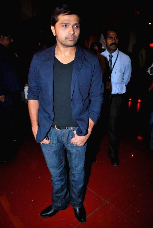 Himesh Reshammiya at Tulsi Kumar's 'Love Ho Jaye' album launch at Cinemax, in Mumbai.