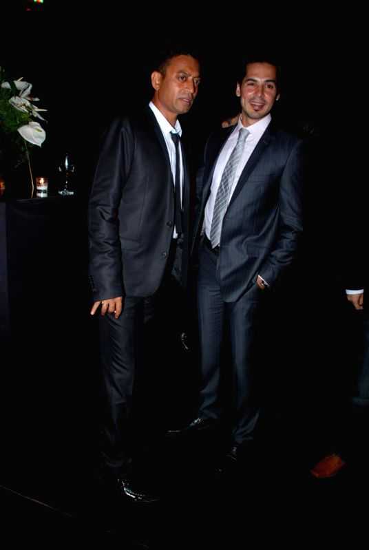 Irfan Khan and Dino Morea at GQ Man of the Year Award Function.
