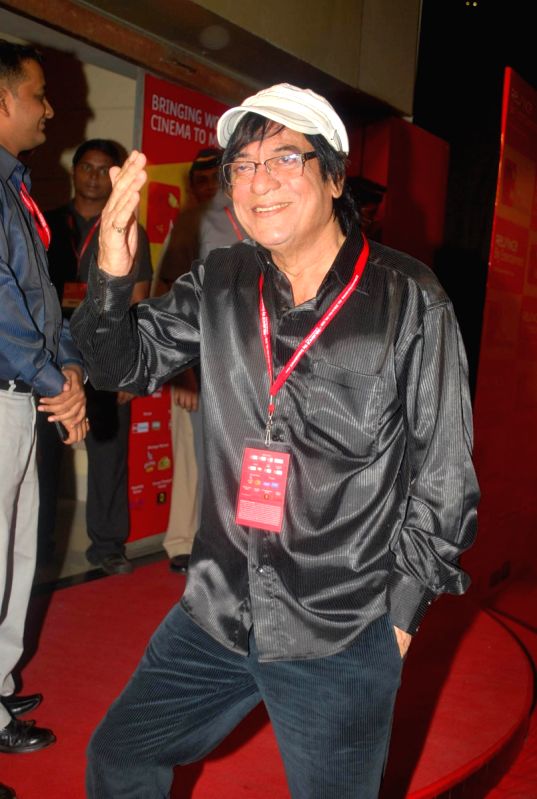 Jagdeep at Mumbai Academy of Moving Image (MAMI) Opneing Night at Fun Cinema, Andheri.