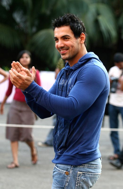 John Abraham at a promotional event for Channel UTV Bindass new show Big Switch held in Mumbai on 23rd October 2009.