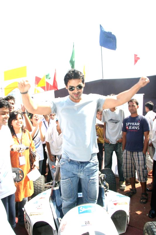 John Abraham Launches the Auto Car Show at Bandra Kurla Complex.