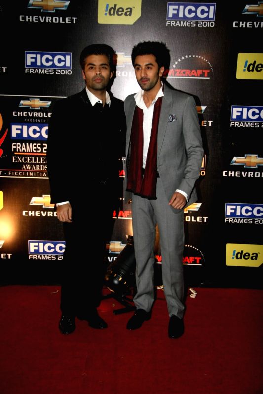 Karan Johar and Ranbir Kapoor at FICCI frames final day at Rennaisance, Powai.
