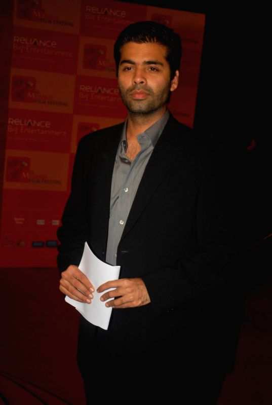 Karan Johar at Mumbai Academy of Moving Image (MAMI) Opneing Night at Fun Cinema, Andheri.