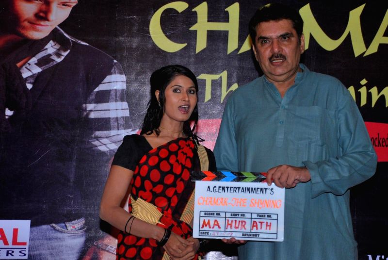 Mahurat of film "Chamak - The Shine" based on Shiney's rape case at Hotel Seas Princess in Mumbai.