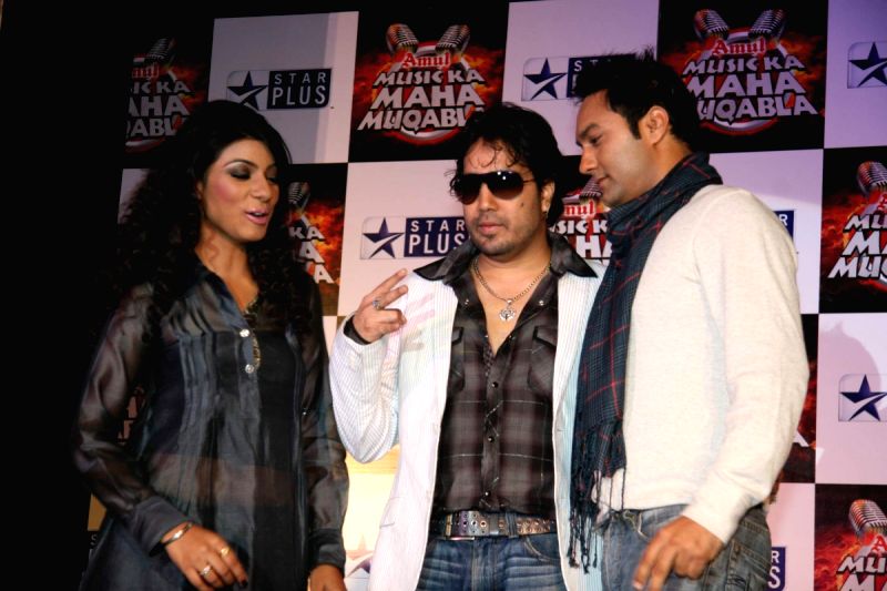 Mika Singh at "Music Ka Maha Muqabla Show Launch" at Hyatt Regency.