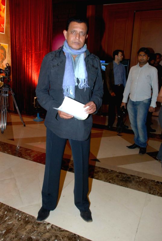 Mithun Chakraborty at Cintaa Superstars Ka Jalwa launch, JW Marriott in Mumbai on Monday afternoon.