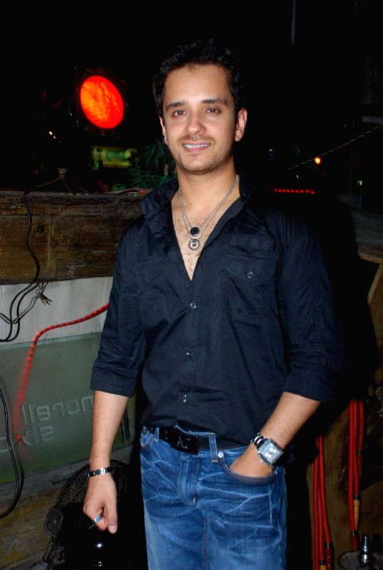 Model at Morell Sixto anniversary bash at Andheri.