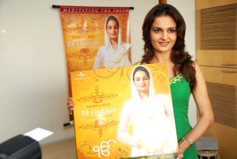 Monica Bedi at "Ek Onkar" album launch.