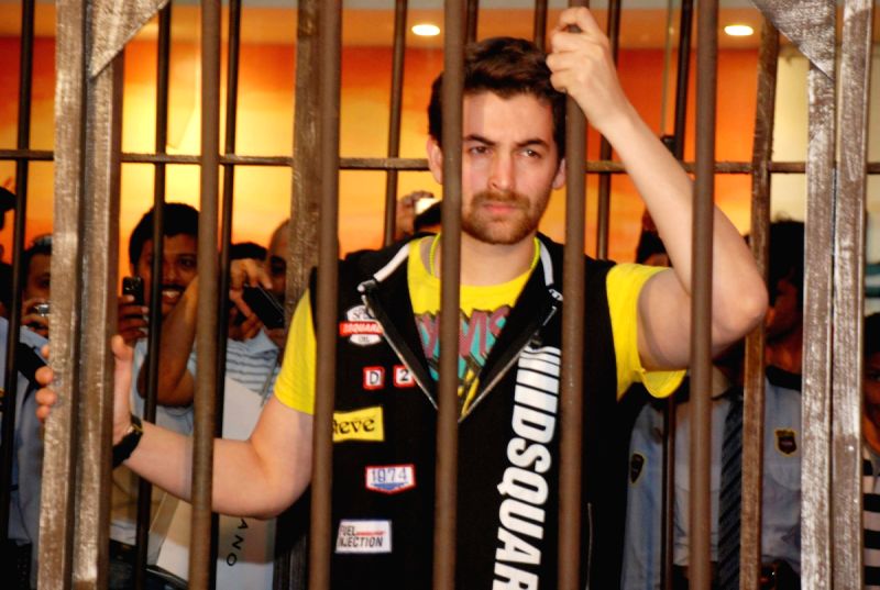Neil Nitin Mukesh at "JAIL" promotional event, Oberoi Mall in Mumbai.