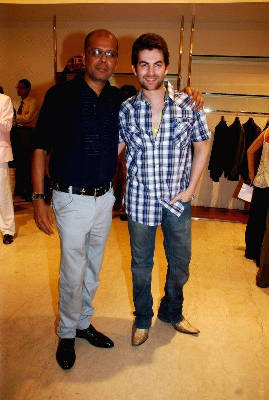 Neil Nitin Mukesh at Narendra Kumar Ahmed's Men's Collection launch, AZA.