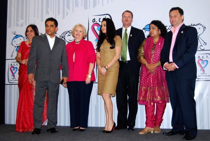 Preity Zinta at Human Trafficking NGO Event at Taj land’s End.