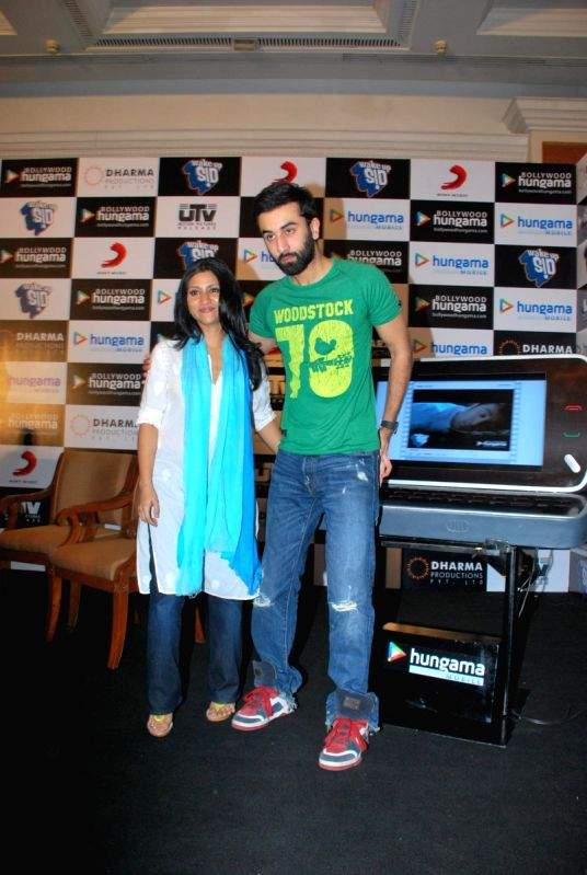 Ranbir Kapoor and Konkona Sen at Wake Up Sid press meet.